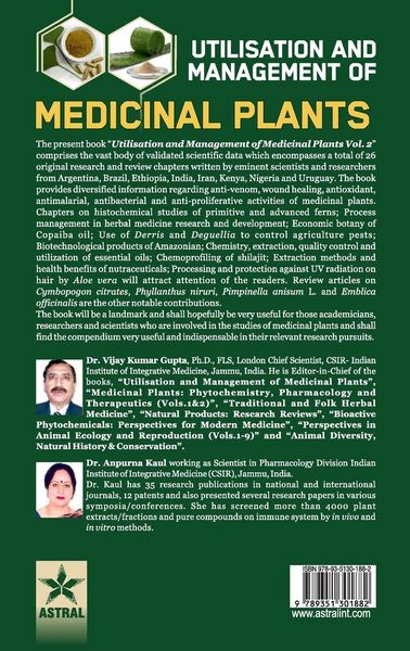Produktbild: Utilisation and Management of Medicinal Plants Vol. 2