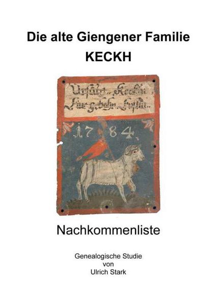 Produktbild: Die alte Giengener Familie KECKH