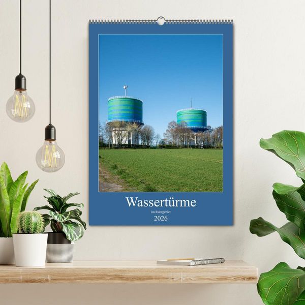 Produktbild: Wassert&uuml;rme im Ruhrgebiet (Wandkalender 2026 DIN A2 hoch), CALVENDO Monatskalender