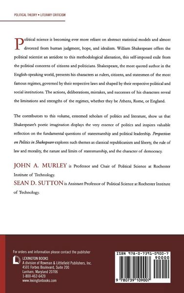 Produktbild: Perspectives on Politics in Shakespeare