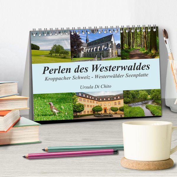 Produktbild: Perlen des Westerwaldes (Tischkalender 2026 DIN A5 quer), CALVENDO Monatskalender