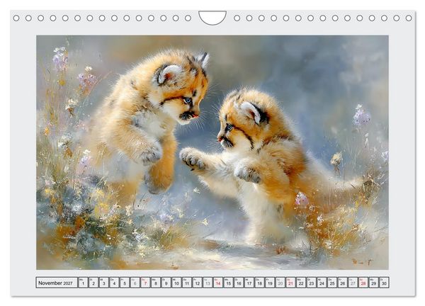 Produktbild: Bergl&ouml;wen. Kraftvolle Eleganz der Wildnis (Wandkalender 2027 DIN A4 quer), CALVENDO Monatskalender