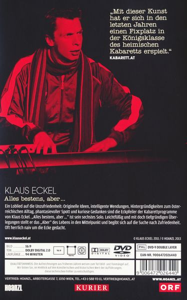 Produktbild: Klaus Eckel - Alles bestens, aber...