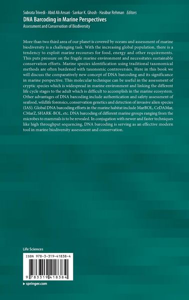 Produktbild: DNA Barcoding in Marine Perspectives