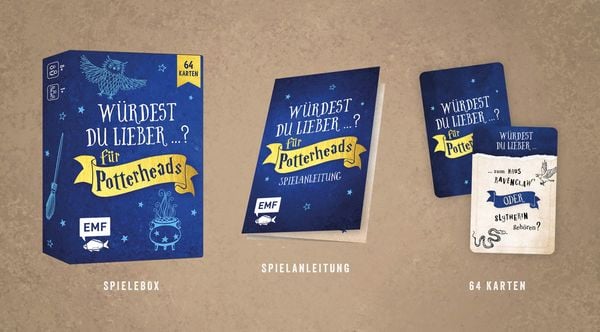Kartenspiel: Würdest du lieber ...? Das Fragespiel für Harry Potter-Fans
