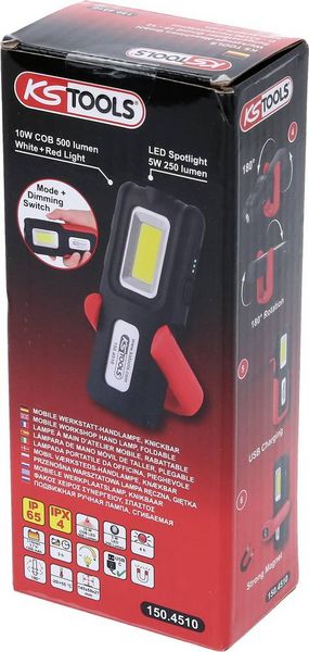 Produktbild: KS Tools 150.4510 Handlampe 10W 500lm