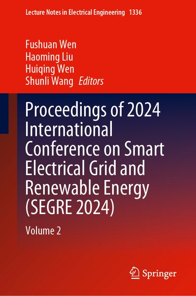 Produktbild: Proceedings of 2024 International Conference on Smart Electrical Grid and Renewable Energy (SEGRE 2024)