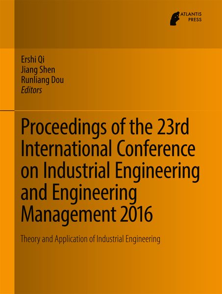 Produktbild: Proceedings of the 23rd International Conference on Industrial Engineering and Engineering Management 2016
