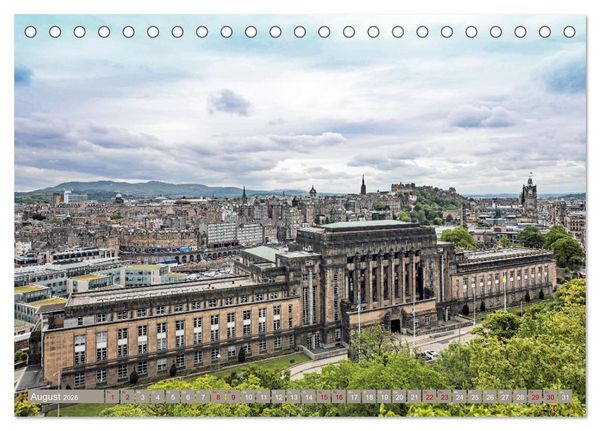 Produktbild: So sch&ouml;n ist Edinburgh (Tischkalender 2026 DIN A5 quer), CALVENDO Monatskalender