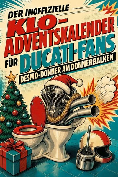Produktbild: Der inoffizielle Klo-Adventskalender f&uuml;r Ducati-Fans