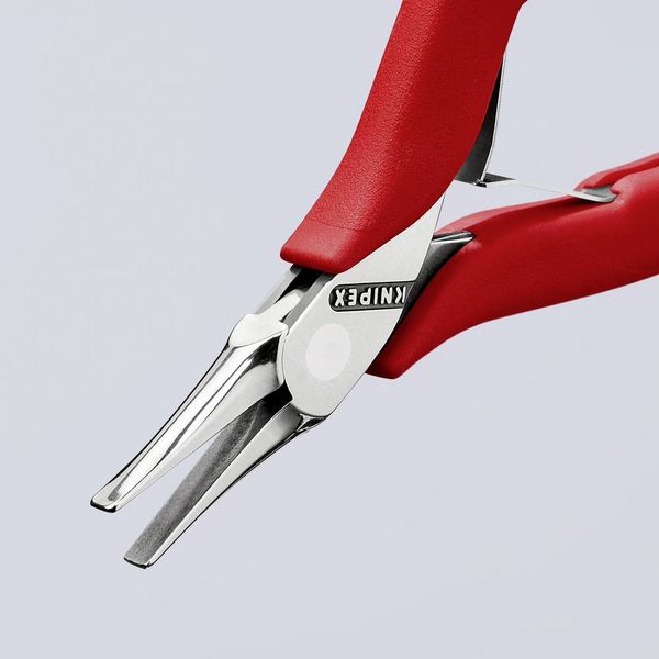 Produktbild: Knipex 35 11 115 Elektronik- u. Feinmechanik Flachzange Gerade Werkzeugstahl 115mm