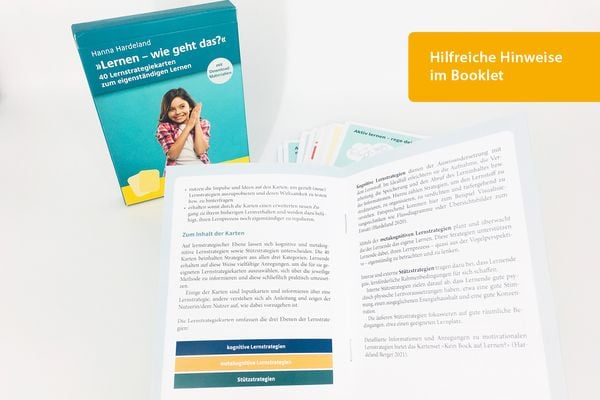 Produktbild: &raquo;Lernen, wie geht das?&laquo; &ndash; 40 Lernstrategiekarten zum eigenst&auml;ndigen Lernen