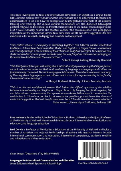 Produktbild: The Cultural and Intercultural Dimensions of English as a Lingua Franca