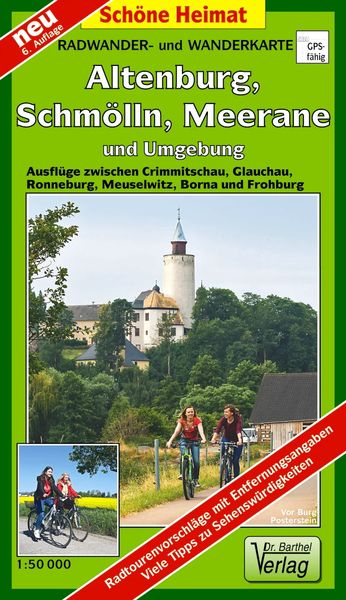 Produktbild: Radwander- und Wanderkarte Altenburg, Schm&ouml;lln, Meerane und Umgebung