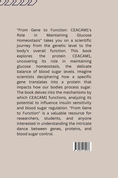 Produktbild: : From Gene to Function: CEACAM1's Role in Maintaining Glucose Homeostasis