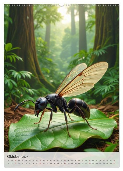 Produktbild: Urzeitkrabbler &ndash; Giganten der Vergangenheit (hochwertiger Premium Wandkalender 2027 DIN A2 hoch), Kunstdruck in Hochglanz