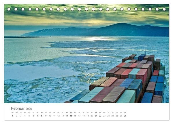 Produktbild: Faszination Schifffahrt - Schiffspassagen (Tischkalender 2026 DIN A5 quer), CALVENDO Monatskalender