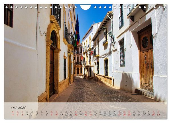 Produktbild: Ronda in Andalusien - Stadt auf einem Felsplateau (Wandkalender 2026 DIN A4 quer), CALVENDO Monatskalender
