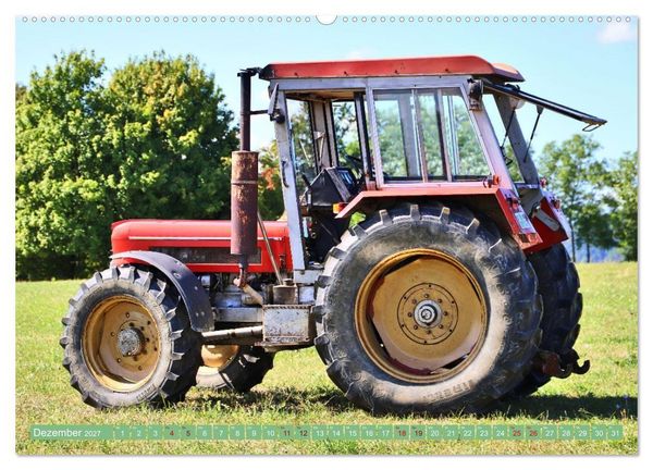 Produktbild: M&auml;nnerspielzeug Traktor Inspirationen (hochwertiger Premium Wandkalender 2027 DIN A2 quer), Kunstdruck in Hochglanz
