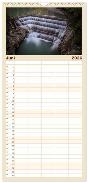 Produktbild: Familienplaner 2026 - Ostallg&auml;u - Zwischen Aggenstein und Forggensee mit 5 Spalten (Wandkalender, 21 x 45 cm) CALVENDO