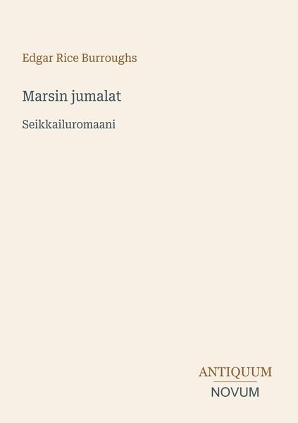 Produktbild: Marsin jumalat