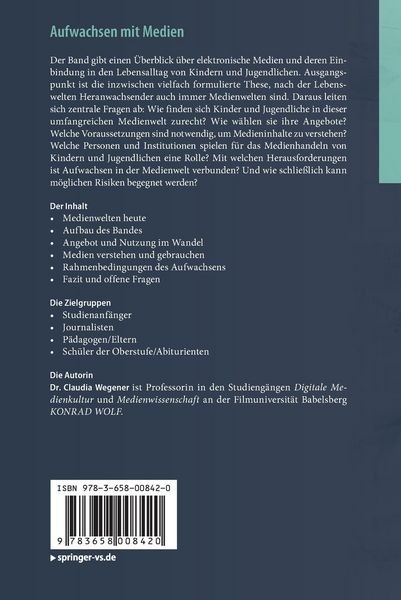 Produktbild: Aufwachsen mit Medien