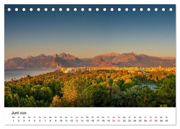 Produktbild: T&uuml;rkei, Antalya: Urlaubsparadies am Mittelmeer (Tischkalender 2026 DIN A5 quer), CALVENDO Monatskalender