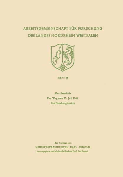 Produktbild: Der Weg zum 20. Juli 1944