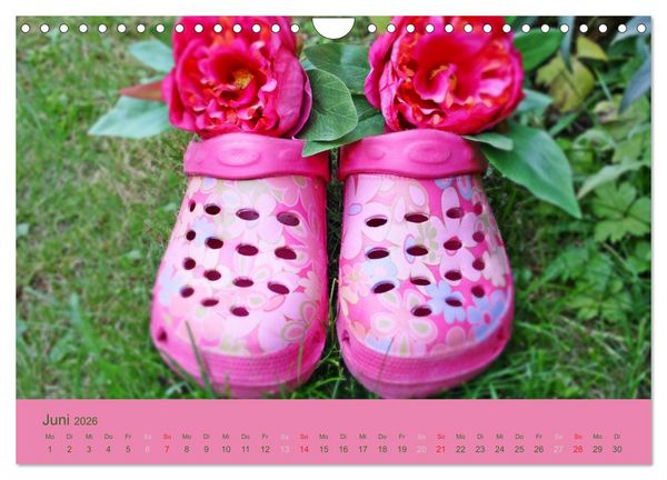 Produktbild: Schuhe - Schritt f&uuml;r Schritt durch das Jahr (Wandkalender 2026 DIN A4 quer), CALVENDO Monatskalender