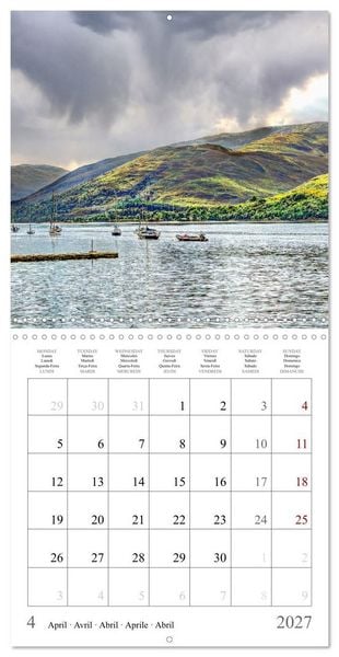 Produktbild: Scotland - Magical landscapes of the Highlands (Wall Calendar 2027 12 &times; 12 Inch) CALVENDO 12 Month Wall Calendar