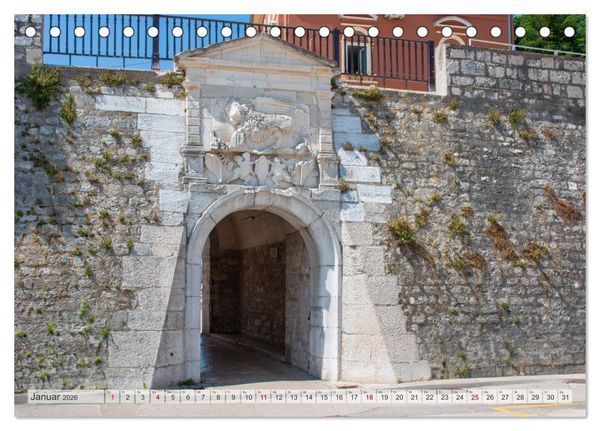Produktbild: Zadar - R&ouml;mische Metropole in Kroatien (Tischkalender 2026 DIN A5 quer), CALVENDO Monatskalender
