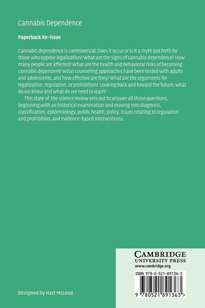 Produktbild: Cannabis Dependence