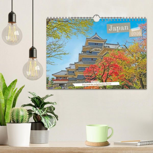 Produktbild: Japan das Land der aufgehenden Sonne (Wandkalender 2026 DIN A4 quer), CALVENDO Monatskalender