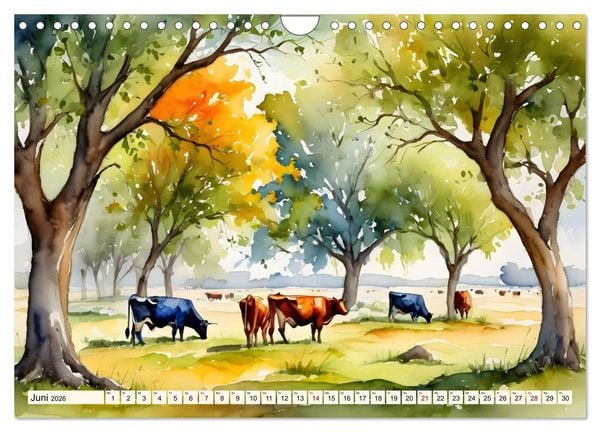 Produktbild: Zauber der Jahreszeiten (Wandkalender 2026 DIN A4 quer), CALVENDO Monatskalender