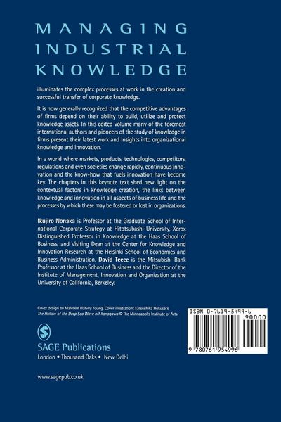 Produktbild: Managing Industrial Knowledge