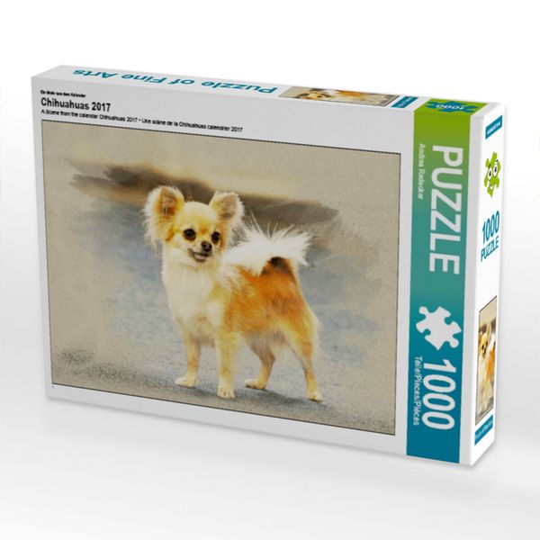 CALVENDO Puzzle Ein Motiv aus dem Kalender Chihuahuas 2017 | 1000 Teile Lege-Größe 64x48cm Foto-Puzzle für glückliche Stunden