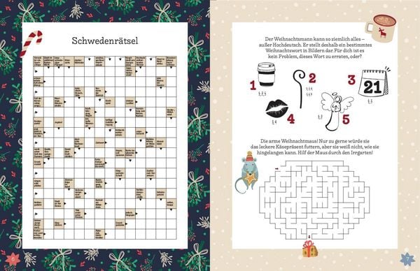 Produktbild: R&auml;tsel f&uuml;r die Weihnachtszeit I R&auml;tselbuch f&uuml;r Erwachsene