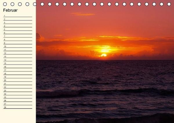 Produktbild: Immerw&auml;hrender Geburtstagskalender &ndash; Beautiful Sunsets (Tischkalender immerw&auml;hrend DIN A5 quer)
