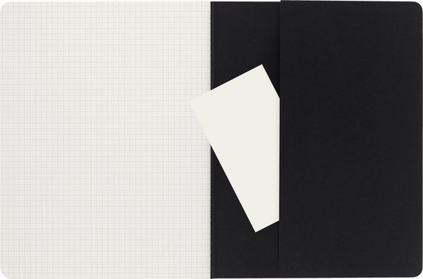 Produktbild: Moleskine Cahier Extra Large kariert schwarz. 3er Pack