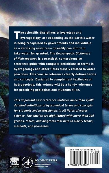 Produktbild: Encyclopedic Dictionary of Hydrogeology