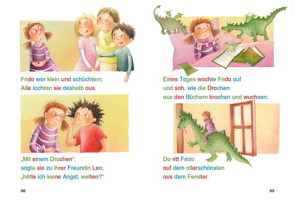 Produktbild: Lesenlernen in 3 Schritten - Die sch&ouml;nsten Drachengeschichten