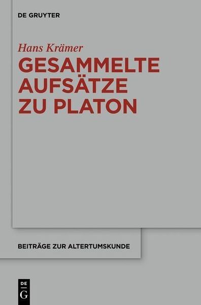 Produktbild: Gesammelte Aufs&auml;tze zu Platon