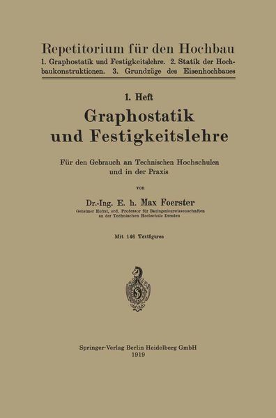 Produktbild: Graphostatik und Festigkeitslehre