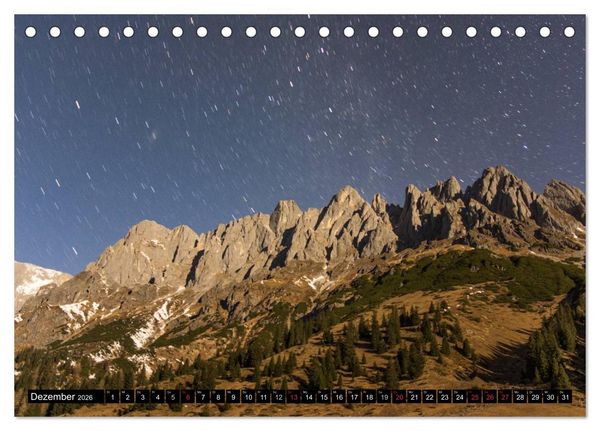 Produktbild: HOCHK&Ouml;NIG - Gipfel der Salzburger Alpen (Tischkalender 2026 DIN A5 quer), CALVENDO Monatskalender