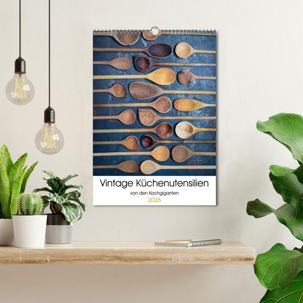 Produktbild: Vintage K&uuml;chenutensilien (Wandkalender 2026 DIN A3 hoch), CALVENDO Monatskalender