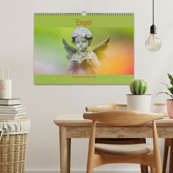 Produktbild: Engel - Begleiter f&uuml;r jeden Tag (Wandkalender 2026 DIN A3 quer), CALVENDO Monatskalender