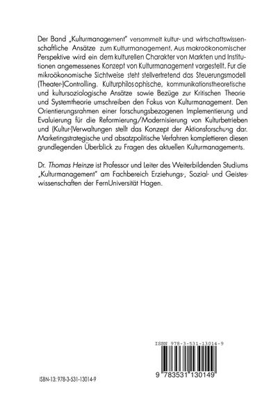 Produktbild: Kulturmanagement II