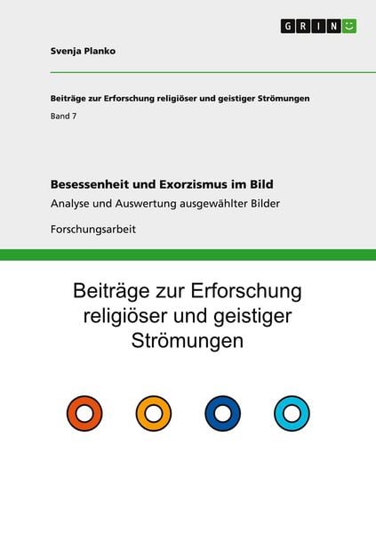 Besessenheit und Exorzismus im Bild, Taschenbuch von Svenja Planko, GRIN, 9783656434399
