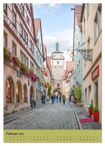 Produktbild: Rothenburg ob der Tauber (Wandkalender 2026 DIN A3 hoch), CALVENDO Monatskalender