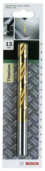 Produktbild: Bosch Accessories 2609255092 HSS Metall-Spiralbohrer 3 mm Gesamtl&auml;nge 61 mm TiN DIN 338 Zylinderschaft 1 St.